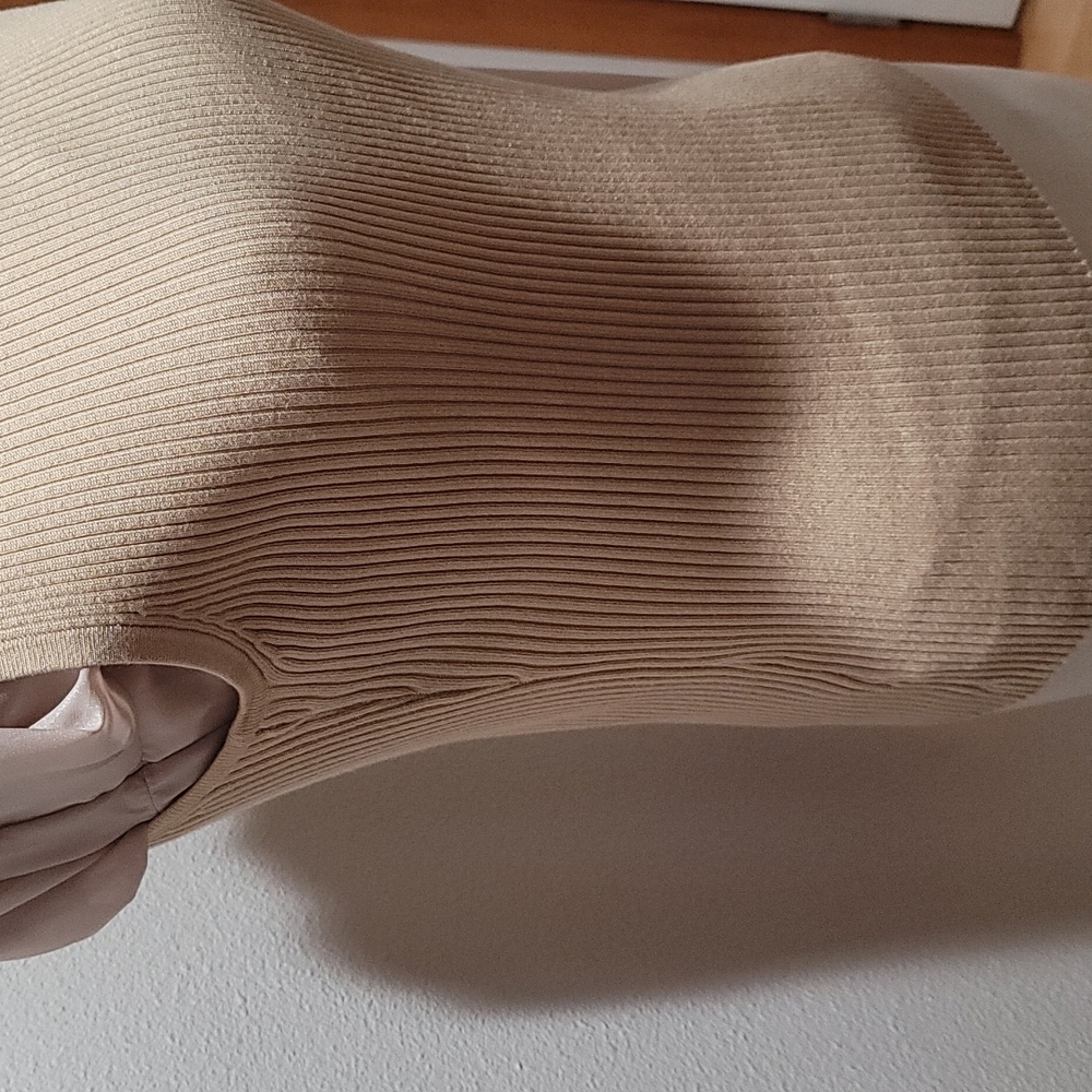 Vintage Brown Large Scoop Neck Sweater Vest Classic Casual Minimalist Streetwear - Picture 5 of 12
